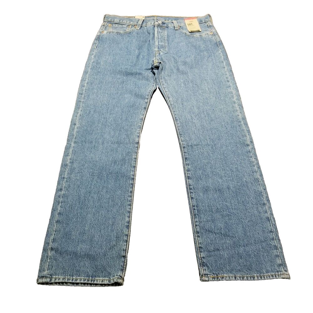 NWT Levi's 501 Original Jeans Men Size 34x32 Blue Button Fly 100% Cotton (34x31)